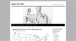 Desktop Screenshot of cyberthevote.org
